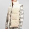 URBAN CLASSICS Cord- Bodywarmer - Whitesand
