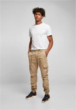 URBAN CLASSICS Jogging- Cargobroek - Unionbeige -Urban Classics 873ffae13b8746e68645415b33bbd987