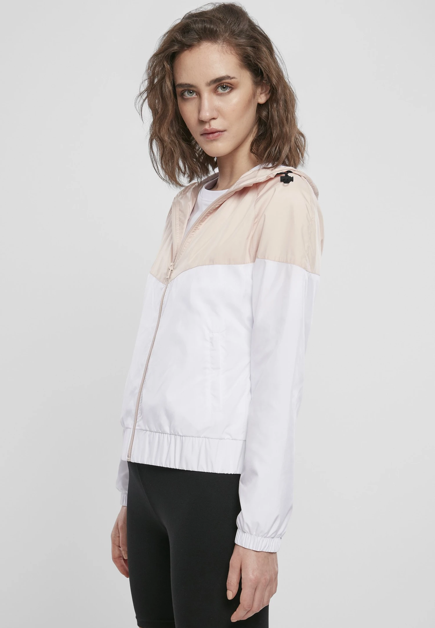 URBAN CLASSICS Arrow- Windjack - Lightpink/White 7 URBAN CLASSICS Arrow- Windjack - Lightpink/White - Afbeelding 5