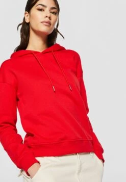URBAN CLASSICS Ladies Hoody - Hoodie - Firered -Urban Classics 884b8824177c47dc83fec38df778bbd4