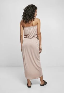 Ladies Viscose Bandeau Dress - Maxi-Jurk - Duskrose -Urban Classics 885e2c567f59455ebb5e68a6c2fa87eb