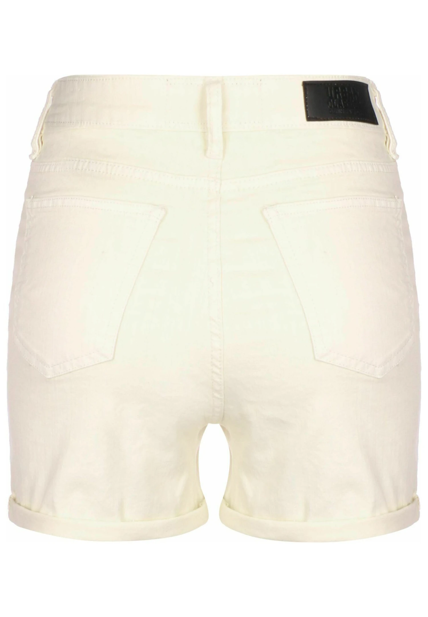 URBAN CLASSICS Ladies 5 Pocket Shorts - Jeansshort - Whitesand 4 URBAN CLASSICS Ladies 5 Pocket Shorts - Jeansshort - Whitesand - Afbeelding 2