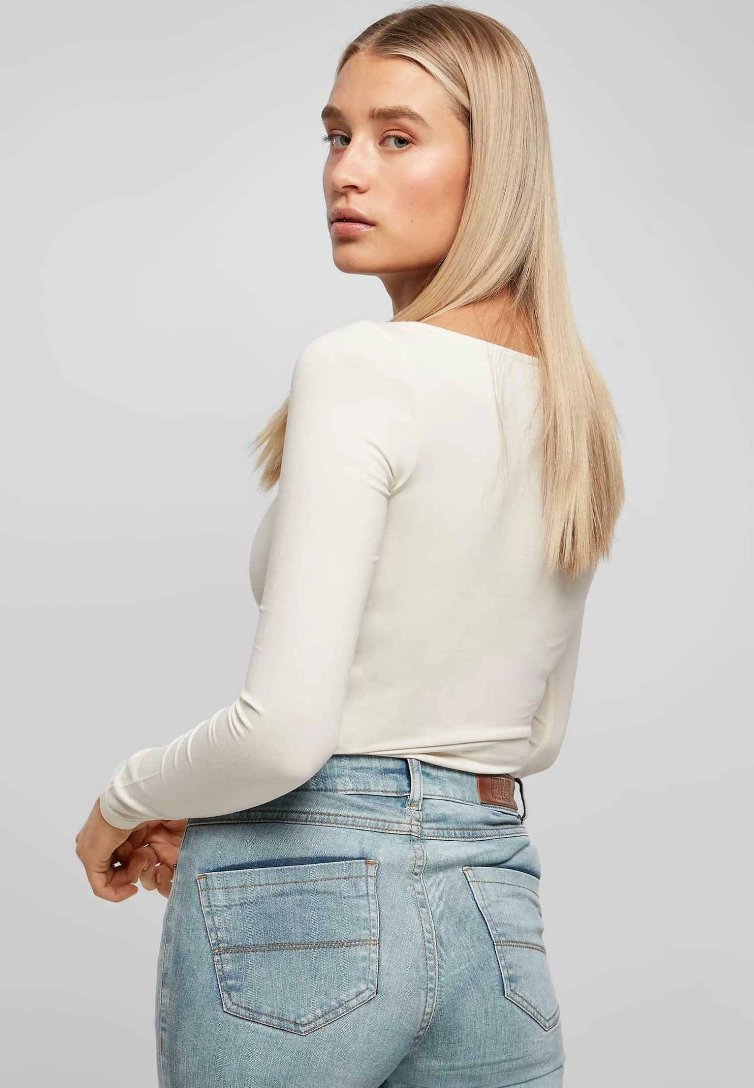 URBAN CLASSICS Longsleeve- Longsleeve - Whitesand 5 URBAN CLASSICS Longsleeve- Longsleeve - Whitesand - Afbeelding 3