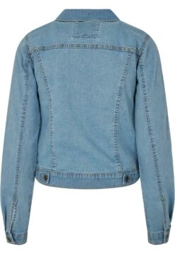 URBAN CLASSICS Ladies Organic Denim Jacket - Spijkerjas - Clearblue Bleached -Urban Classics 893f267f40ed46a386d0a869e4545a75
