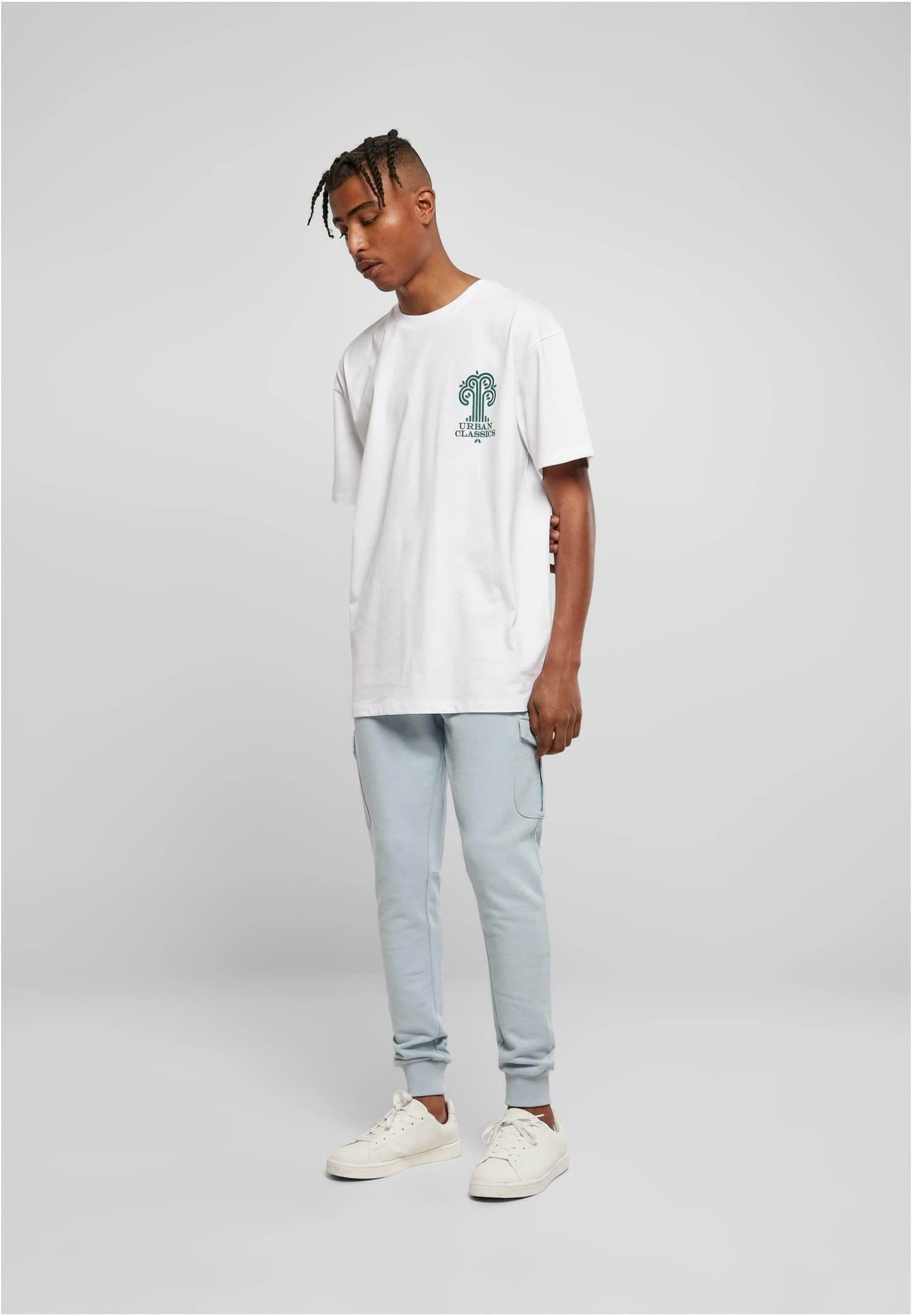URBAN CLASSICS Organic Tree Logo Tee - T-Shirt Print - White 4 URBAN CLASSICS Organic Tree Logo Tee - T-Shirt Print - White - Afbeelding 2