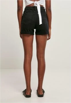 URBAN CLASSICS Ladies Organic Stretch Denim 5 Pocket Shorts - Jeansshort - Black -Urban Classics 8a0ef60e2bf242a69ab95d2a692be7aa