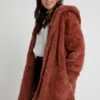 Ladies Hooded Coat - Winterjas - Darkrose 2 Ladies Hooded Coat - Winterjas - Darkrose -Urban Classics 8a617be3fc654d8e9f2e8f5e6ab7aaba