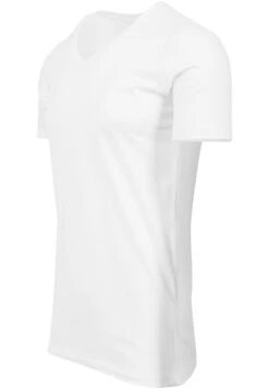 URBAN CLASSICS V Neck- T-Shirt Basic - White -Urban Classics 8a68431a5e5c43458bb94c9901432c37
