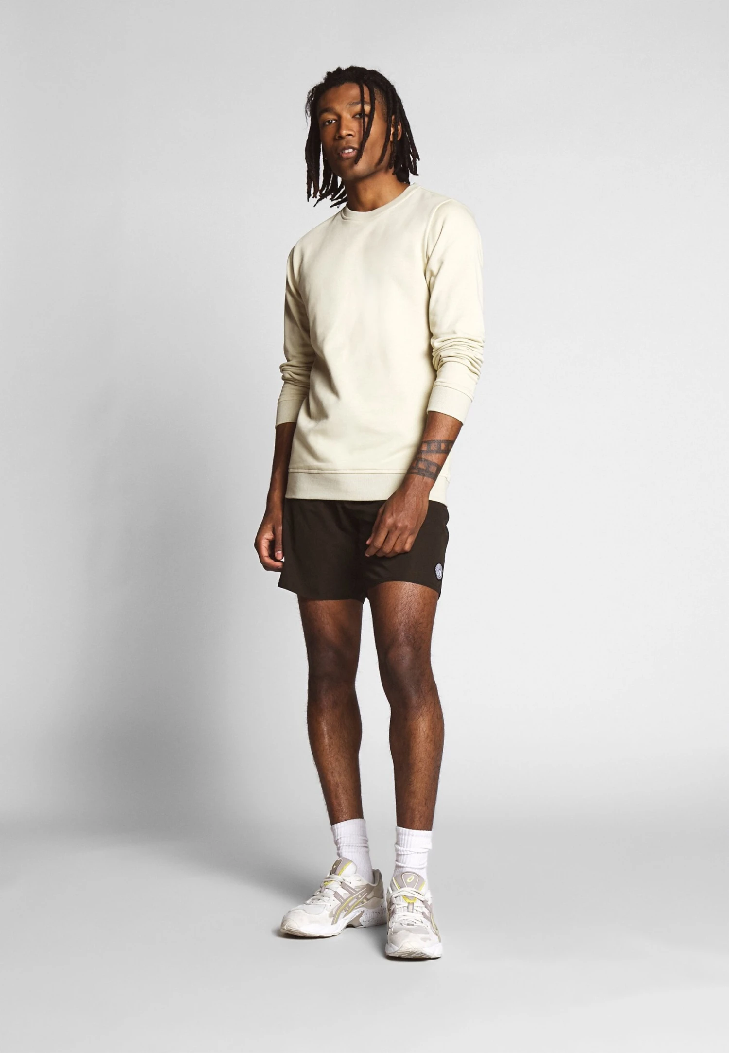 URBAN CLASSICS Basic Crew - Trui - Concrete 6 URBAN CLASSICS Basic Crew - Trui - Concrete - Afbeelding 4