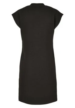 URBAN CLASSICS Ladies Naps Terry Extended Shoulder Dress - Jurk - Black -Urban Classics 8a90c6bb2e6645e18635c9a05f3840fb