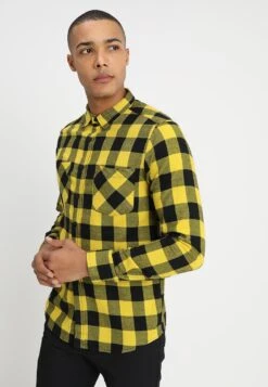 URBAN CLASSICS Checked - Overhemd - Yellow