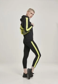 URBAN CLASSICS Hoodie - Black/Electriclime -Urban Classics 8acd77b6c3264501803a085b82ce6f0e