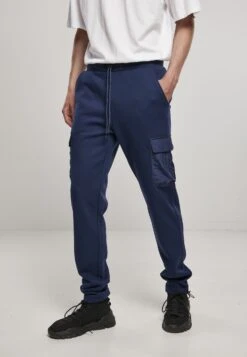 URBAN CLASSICS Commuter Sweatpants - Trainingsbroek - Dark Blue