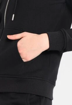 URBAN CLASSICS Hoody - Sweater Met Rits - Black -Urban Classics 8cb38f849e2a48d7bd6b7f744f33f2fc