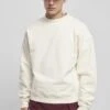URBAN CLASSICS Mock - Sweater - Whitesand