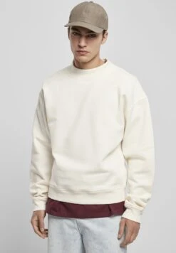 URBAN CLASSICS Mock - Sweater - Whitesand