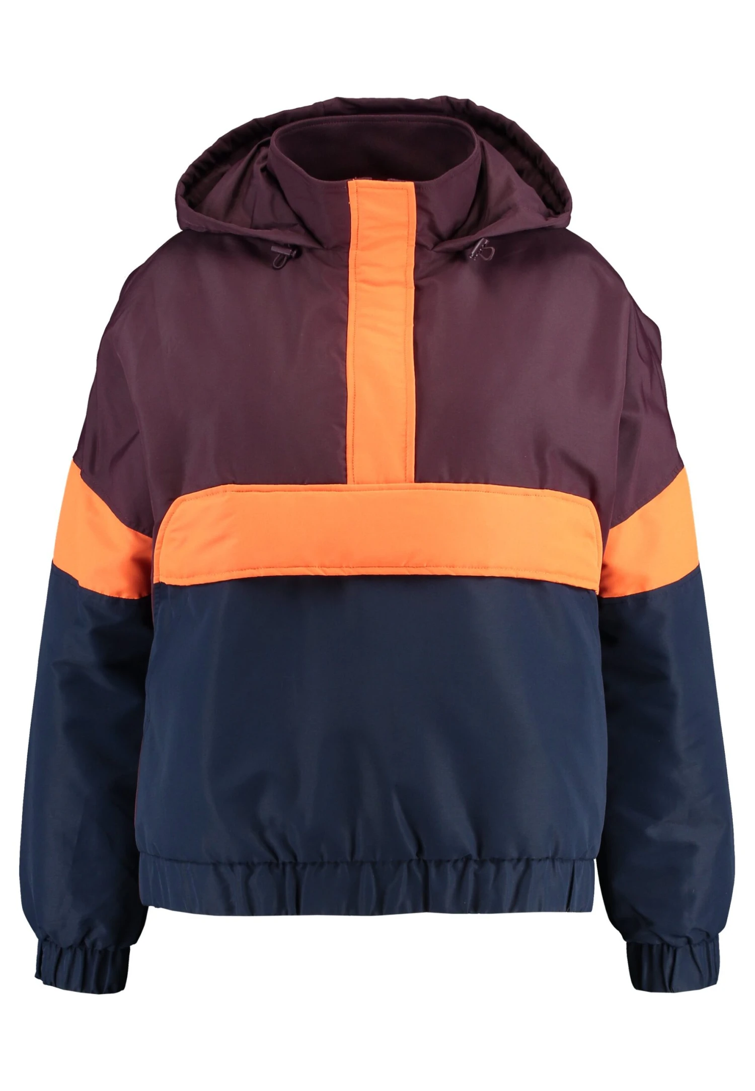 Ladies Pull Over Jacket - Windjack - Redwine/Midnightnavy 7 Ladies Pull Over Jacket - Windjack - Redwine/Midnightnavy - Afbeelding 5