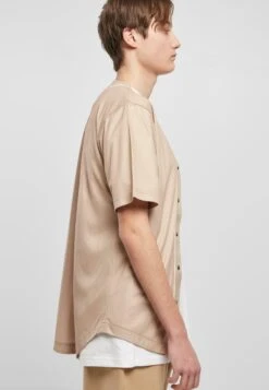 URBAN CLASSICS Baseball- Overhemd - Unionbeige White -Urban Classics 8d3ed617bb12426f9240d49a0a461dbd