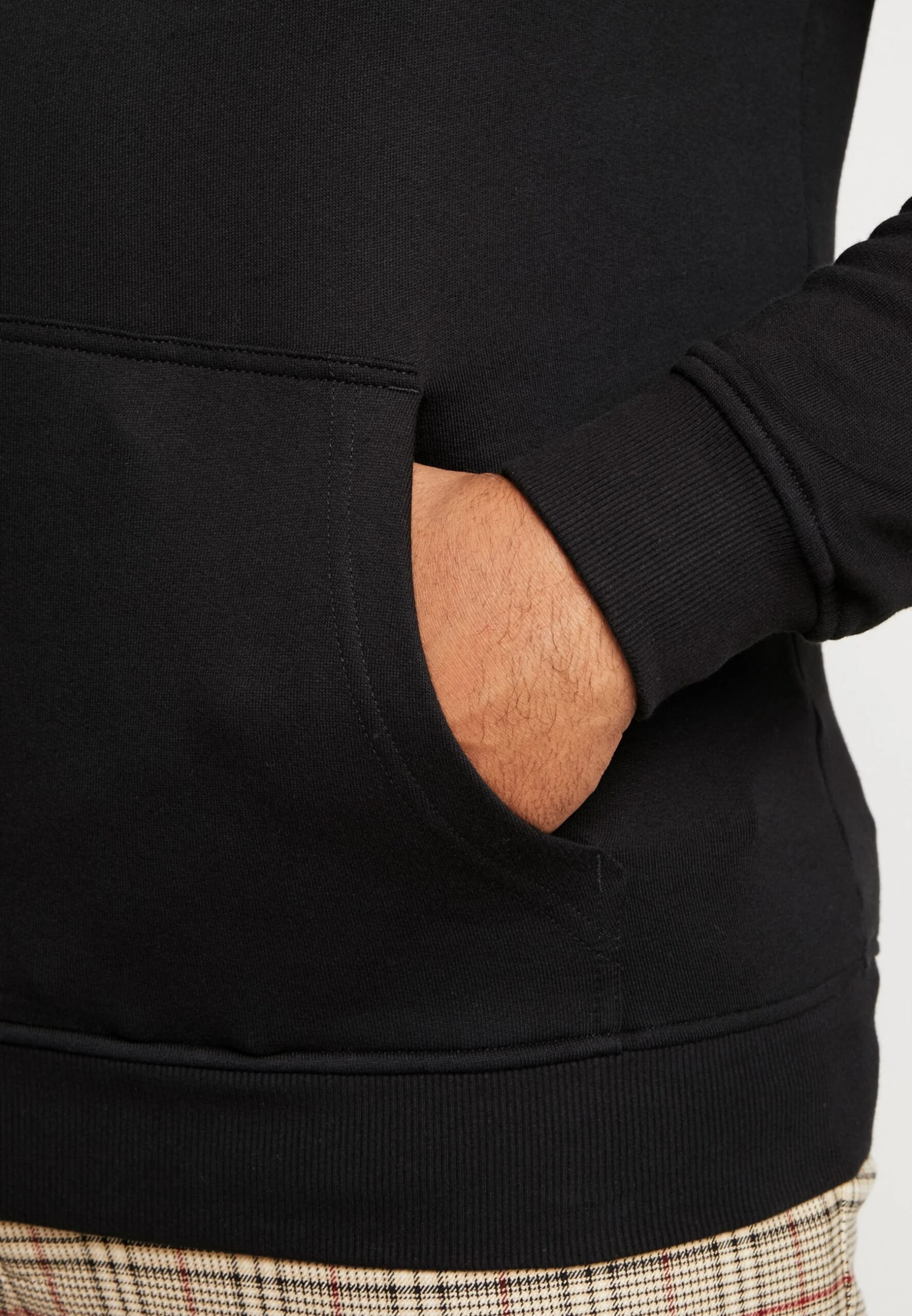 URBAN CLASSICS Organic Basic Hoody Plus Size - Hoodie - Black 8 URBAN CLASSICS Organic Basic Hoody Plus Size - Hoodie - Black - Afbeelding 6