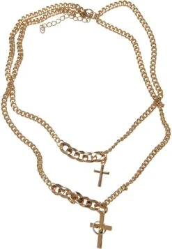 URBAN CLASSICS Cross- Ketting - Gold-Coloured