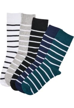 URBAN CLASSICS Small Stripes 5-Pack - Sokken - Wintercolor