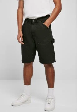 URBAN CLASSICS Double Knee Carpenter - Shorts - Black