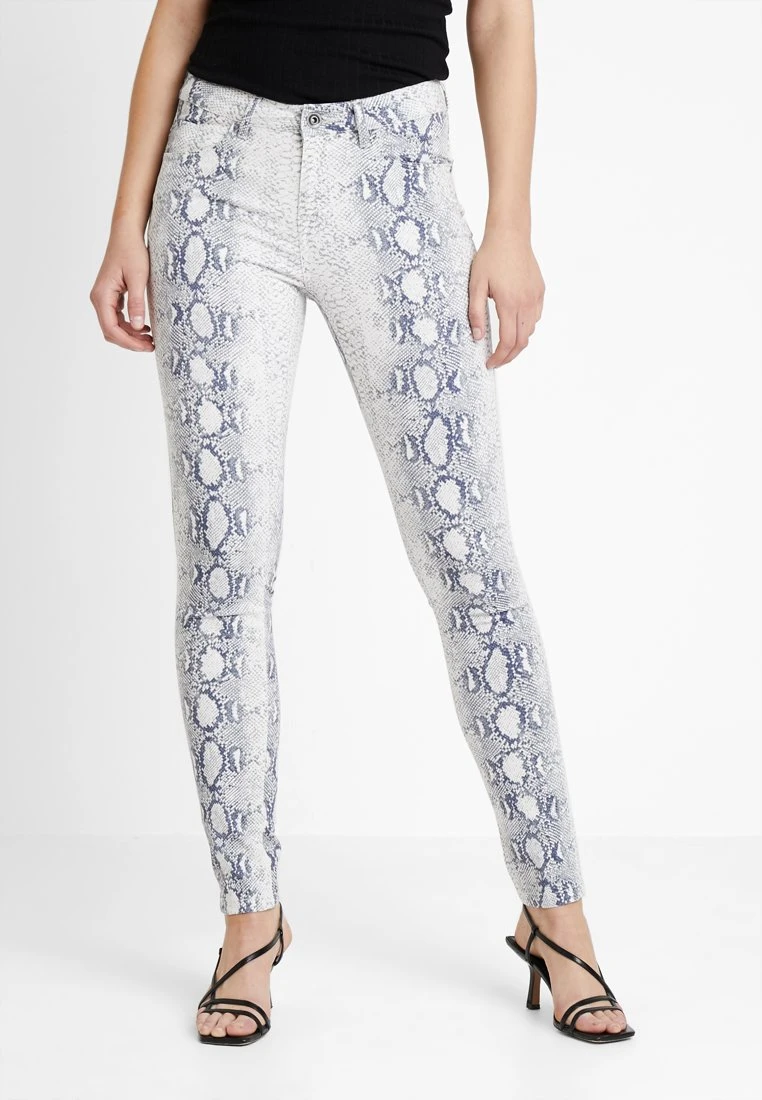 URBAN CLASSICS Ladies Animal Stretch Pants - Jeans Skinny Fit - Offwhite 3 URBAN CLASSICS Ladies Animal Stretch Pants - Jeans Skinny Fit - Offwhite