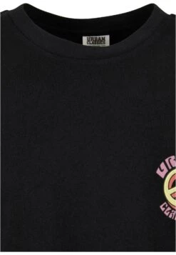 URBAN CLASSICS Organic Big Peace Tee - T-Shirt Print - Black -Urban Classics 8f82bb7cec80442a98ab4dcb8fe63c93