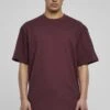 URBAN CLASSICS Tall- T-Shirt Basic - Redwine -Urban Classics 8f965de837d84ede8e5be89b352e5cd4