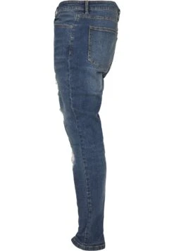 URBAN CLASSICS Heavy Destroyed Slim Fit Jeans - Slim Fit Jeans - Blue Heavy Destroyed Washed -Urban Classics 8fc2549d02ea4b3690ded903c45d134b