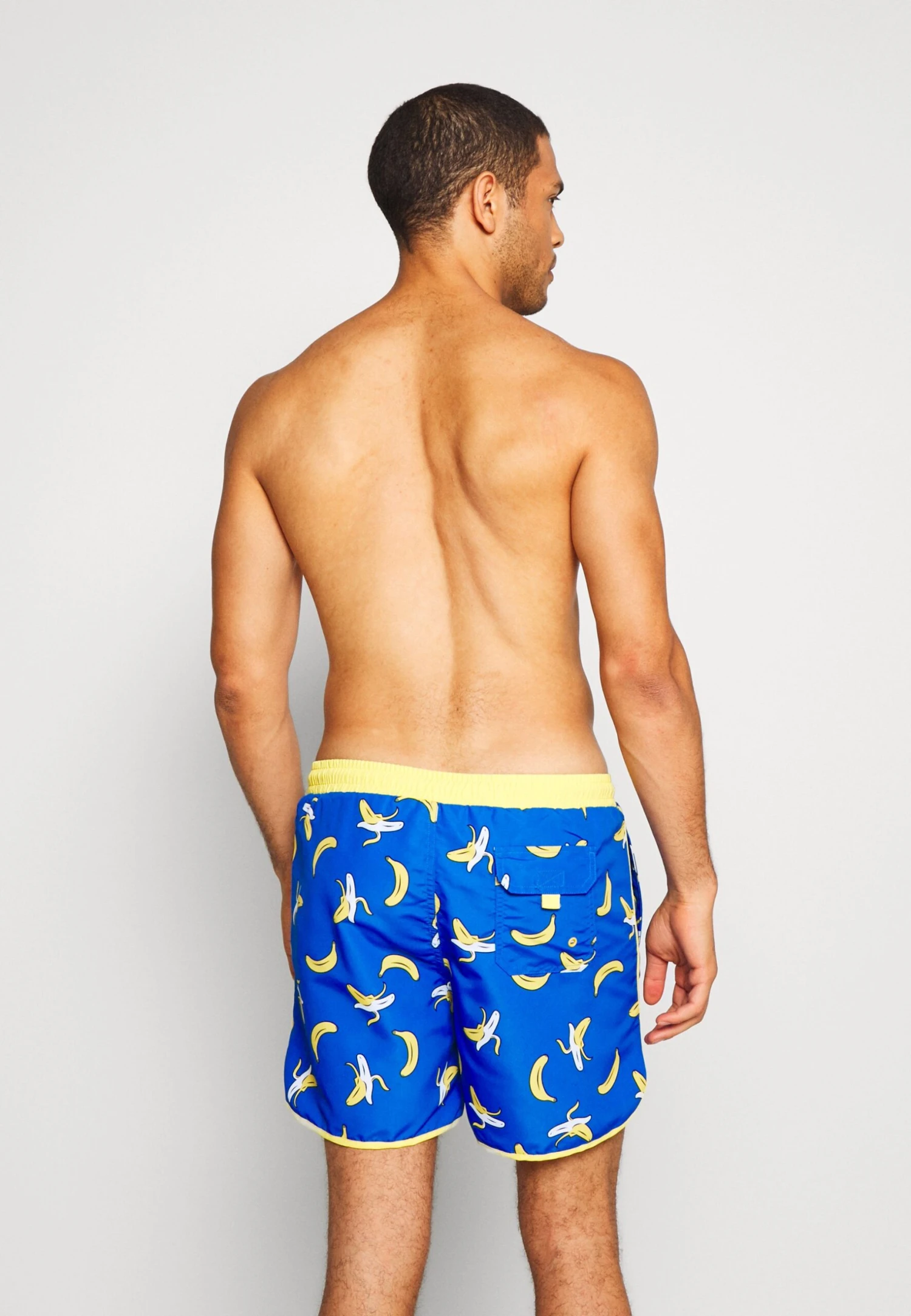 URBAN CLASSICS Pattern Retro Swim - Zwemshorts - Blue 4 URBAN CLASSICS Pattern Retro Swim - Zwemshorts - Blue - Afbeelding 2
