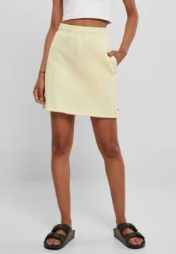 URBAN CLASSICS Terry- Minirok - Softyellow