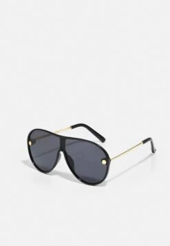 URBAN CLASSICS Naxos With Chain Unisex - Zonnebril - Black/Gold-Coloured