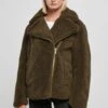 URBAN CLASSICS Damen - Winterjas - Olive