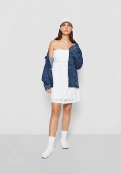 URBAN CLASSICS Dress - Jurk - White -Urban Classics 9303c4a6eafa4758abe3fb1b5bd588fd