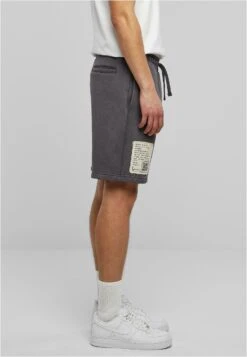 URBAN CLASSICS Kk Small Signature Destroyed S - Shorts - Anthracite -Urban Classics 9345b2586fb847b2bc049379591a54b7