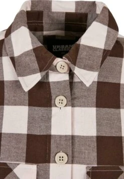 URBAN CLASSICS Langarm - Overhemdblouse - Pink Brown 17 URBAN CLASSICS Langarm - Overhemdblouse - Pink Brown -Urban Classics 949ca69301fb4262ac87170fb38b53c4