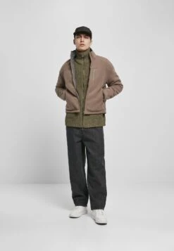 URBAN CLASSICS Herren Reversible Polar- Jas - Darkkhaki/Asphalt 9 URBAN CLASSICS Herren Reversible Polar- Jas - Darkkhaki/Asphalt -Urban Classics 9570ad7a303f4b0f80c31c3b8144dae2