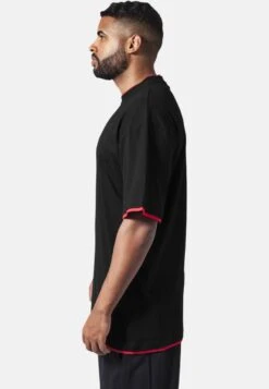 URBAN CLASSICS T-Shirt Basic - Black/Red -Urban Classics 959794c936e44713a45214d00a6a2e3e