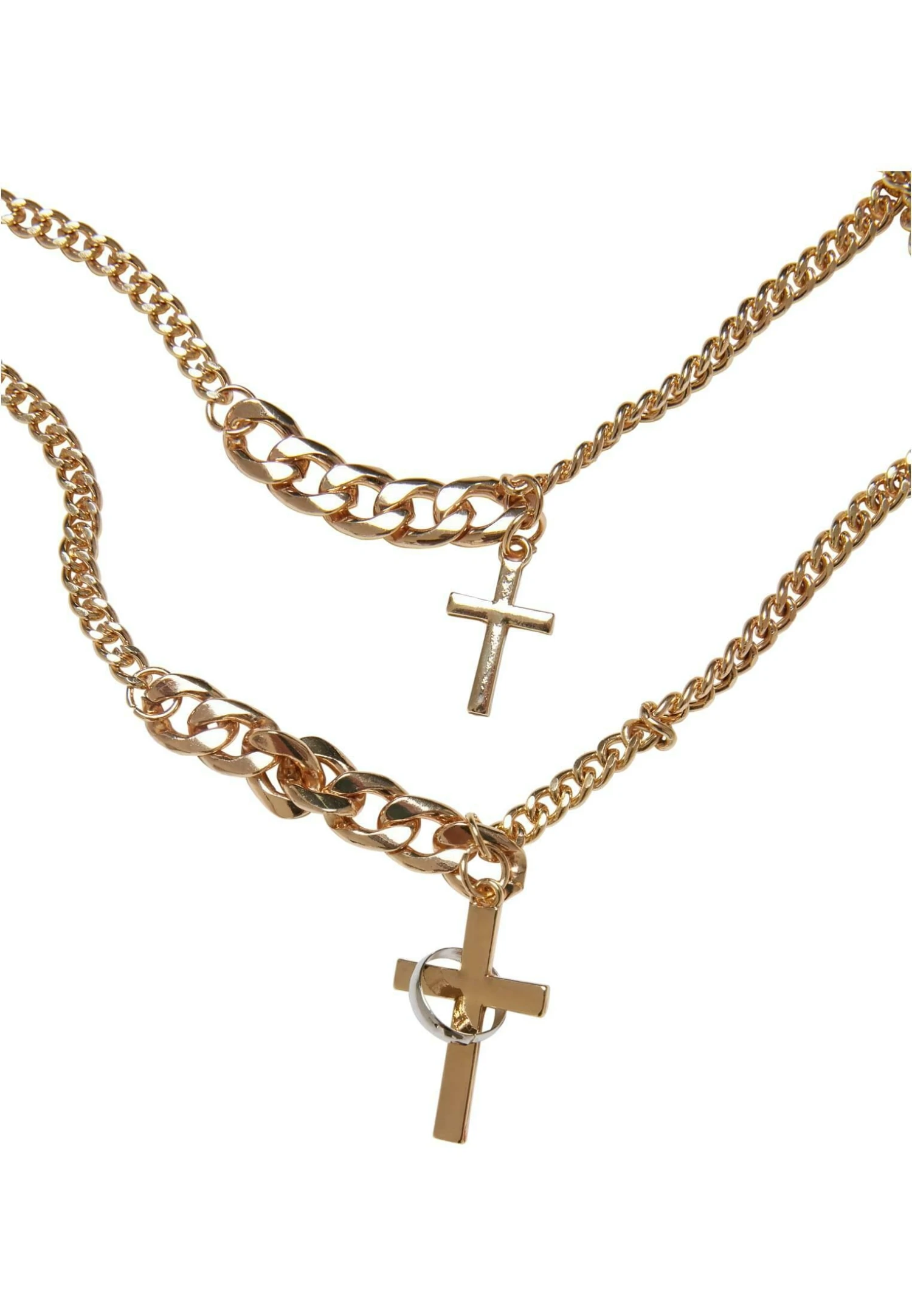 URBAN CLASSICS Cross- Ketting - Gold-Coloured 4 URBAN CLASSICS Cross- Ketting - Gold-Coloured - Afbeelding 2