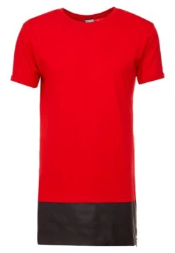 URBAN CLASSICS T-Shirt Basic - Red/Black -Urban Classics 96009914893642779a7e9444dc773f98