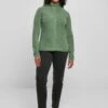 URBAN CLASSICS Zip Hoodie- Fleecejas - Salvia