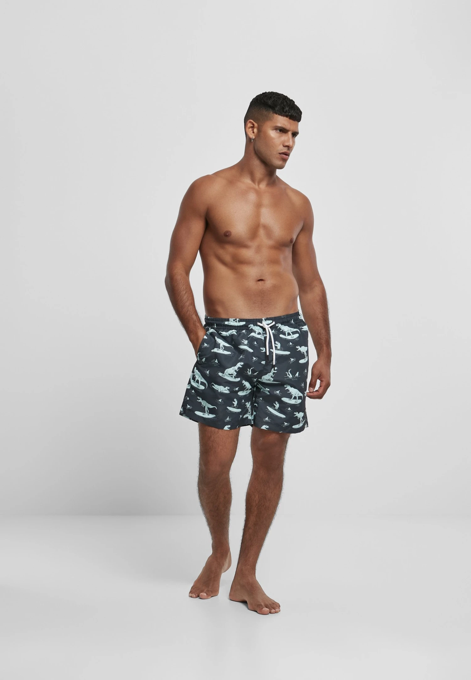 URBAN CLASSICS Pattern - Zwemshorts - Surfing T Rex Aop 4 URBAN CLASSICS Pattern - Zwemshorts - Surfing T Rex Aop - Afbeelding 2