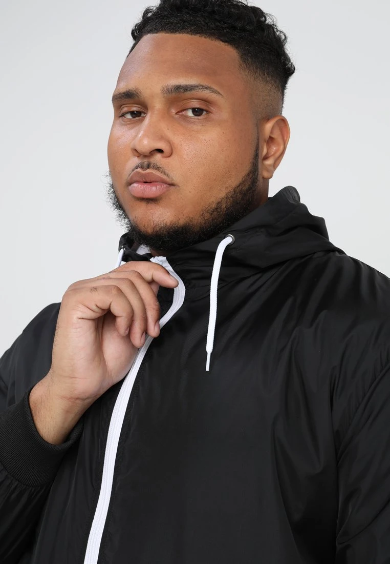 URBAN CLASSICS Contrast Windrunner - Lichte Jas - Black/White 6 URBAN CLASSICS Contrast Windrunner - Lichte Jas - Black/White - Afbeelding 4