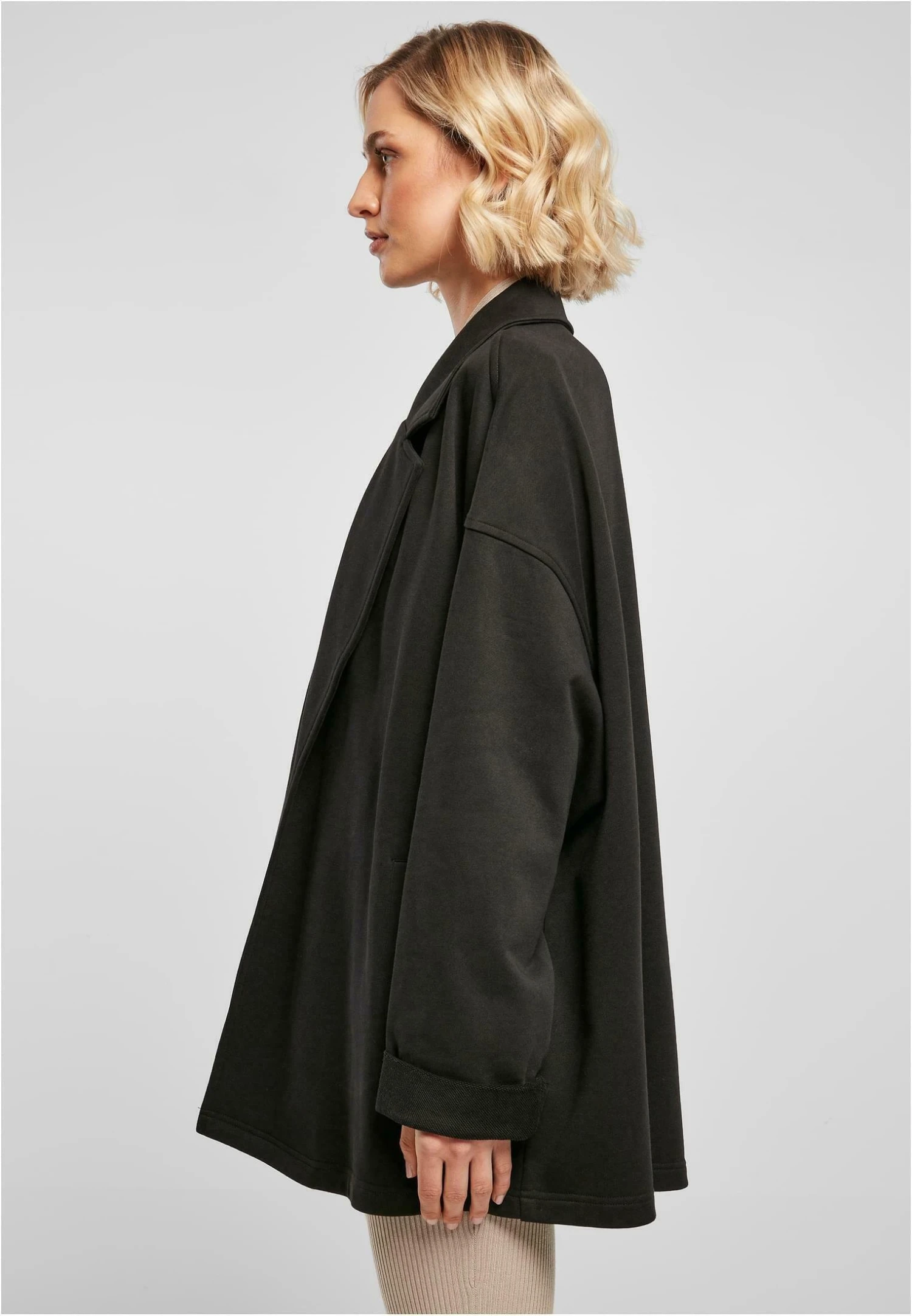 URBAN CLASSICS Oversized - Halflange Jas - Black 6 URBAN CLASSICS Oversized - Halflange Jas - Black - Afbeelding 4