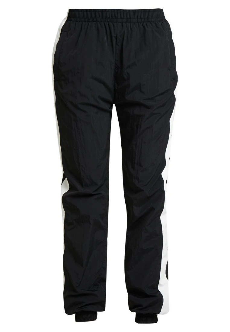 URBAN CLASSICS Ladies Striped Crinkle Pants - Trainingsbroek - Black/White 6 URBAN CLASSICS Ladies Striped Crinkle Pants - Trainingsbroek - Black/White - Afbeelding 4