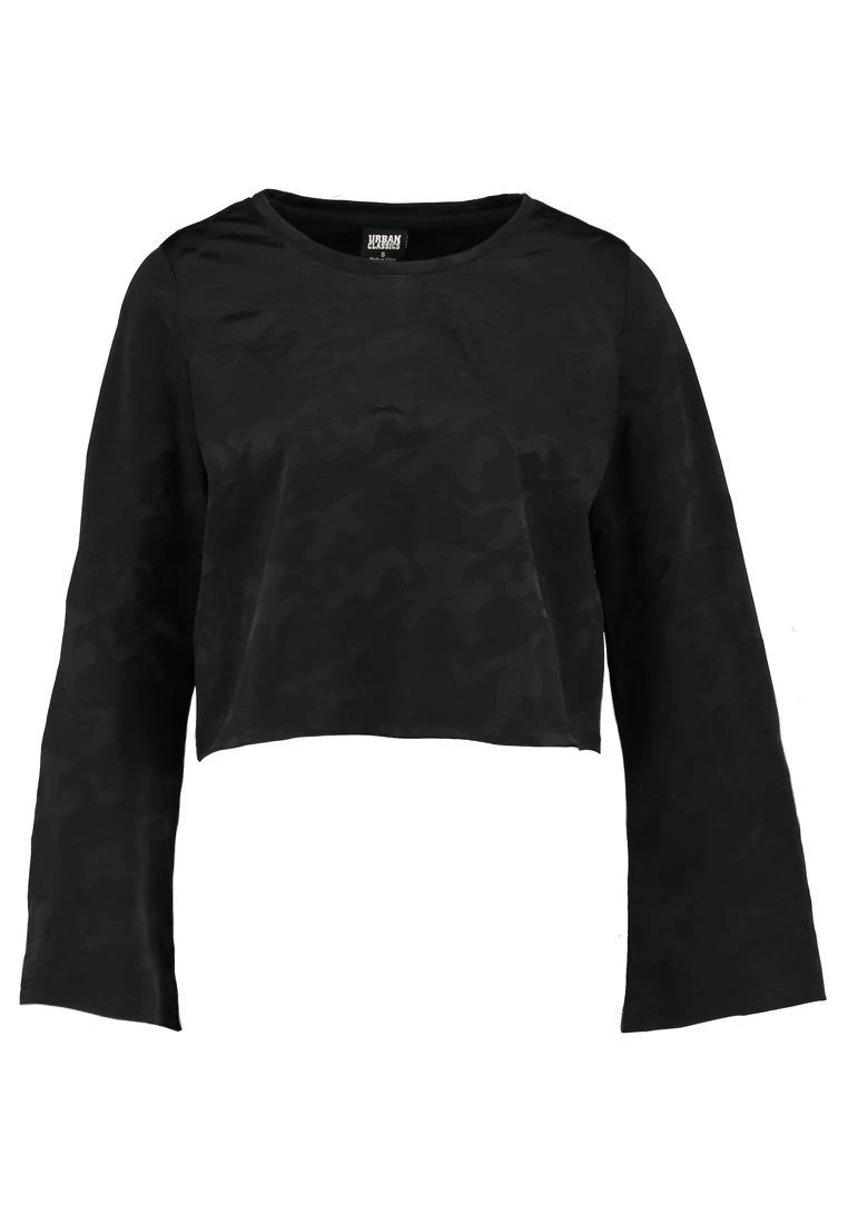 URBAN CLASSICS Ladies Jacquard Camo - Longsleeve - Black 6 URBAN CLASSICS Ladies Jacquard Camo - Longsleeve - Black - Afbeelding 4