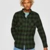URBAN CLASSICS Checked - Overhemd - Black/Forest 2 URBAN CLASSICS Checked - Overhemd - Black/Forest -Urban Classics 9db619ffc575465f8c1bd799a9b34ff3