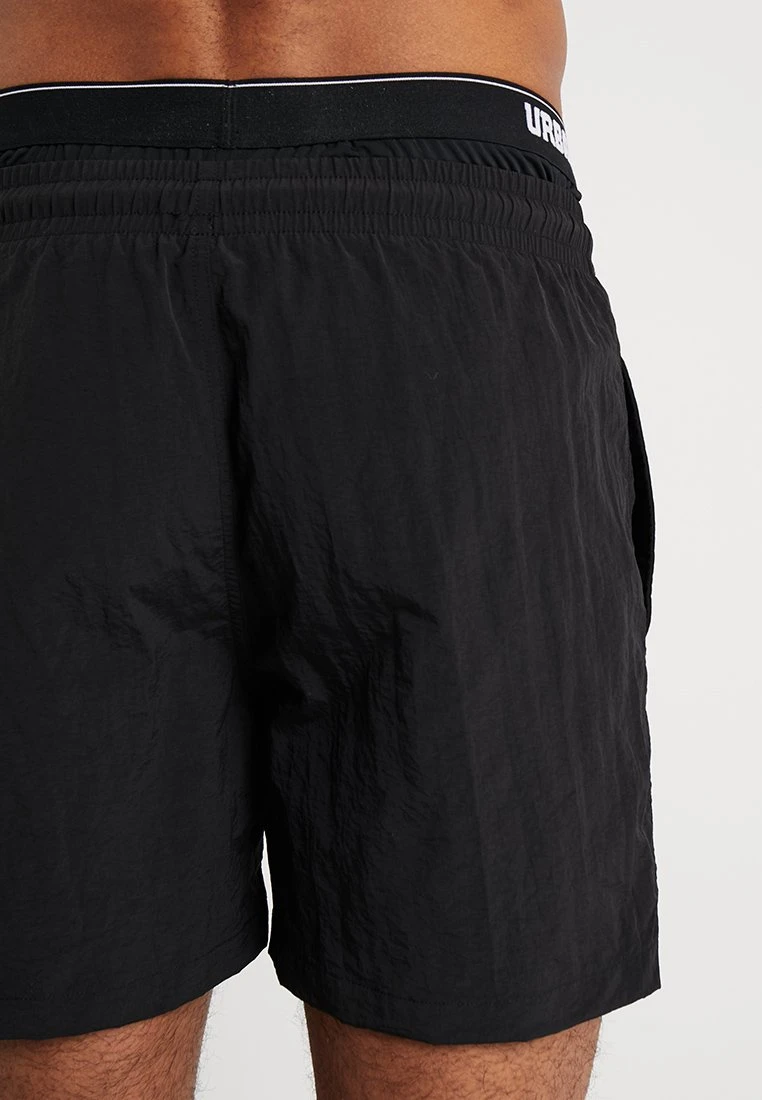 URBAN CLASSICS Two In One Swim - Zwemshorts - Black/White 4 URBAN CLASSICS Two In One Swim - Zwemshorts - Black/White - Afbeelding 2