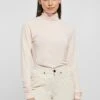URBAN CLASSICS Turtleneck Longsleeve - Longsleeve - Pink -Urban Classics 9e262274007f415187fff84678c748b3